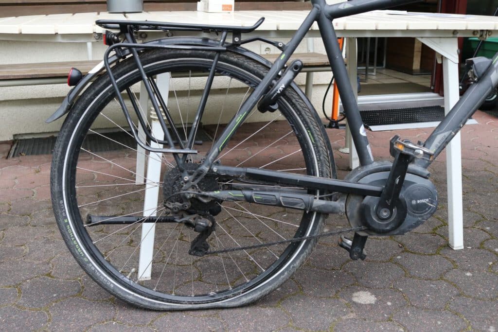 Schadenaufnahme an einem E-Bike mit Mittelmotor – E-Bike-Gutachten